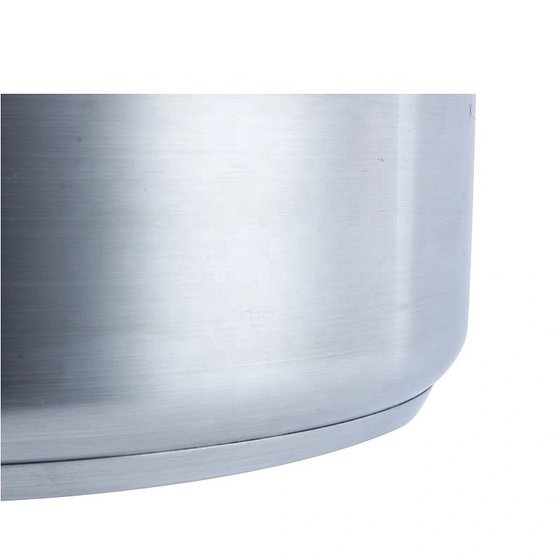 Hot Stainless Steel Stockpot Cooking Pot  Encapsulated Bottom With Lid