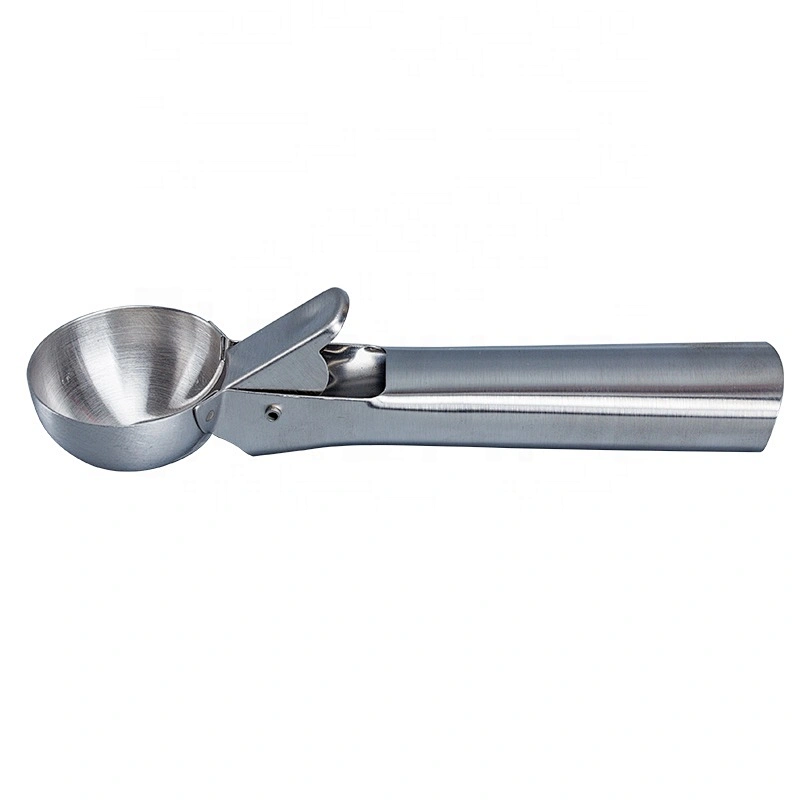 Wholesale high quality stainless steel ice cream scoop cookie scoop with comfortable handle