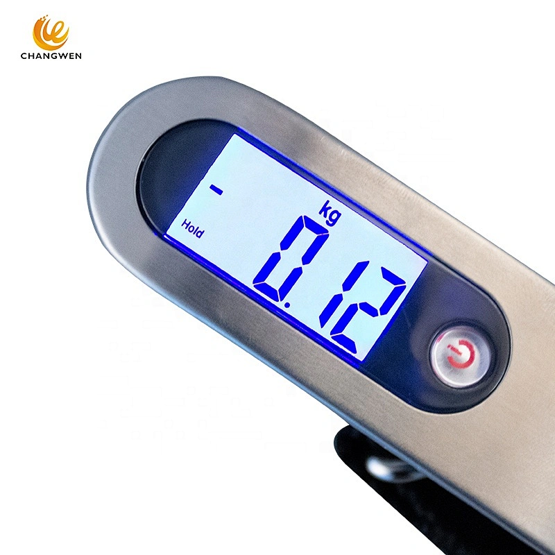 Hot Sale Stainless Steel 50kg/110lb Hanging Electronic Weighing Travel Scale Portable LCD Digital Luggage Scale