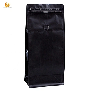 wholesale 250g to 1kg aluminum foil baking bag stand up packaging coffee bags with air valve