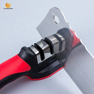 Professional Mini Manual Stainless Steel 3 Stage kitchen Handheld knife sharpener