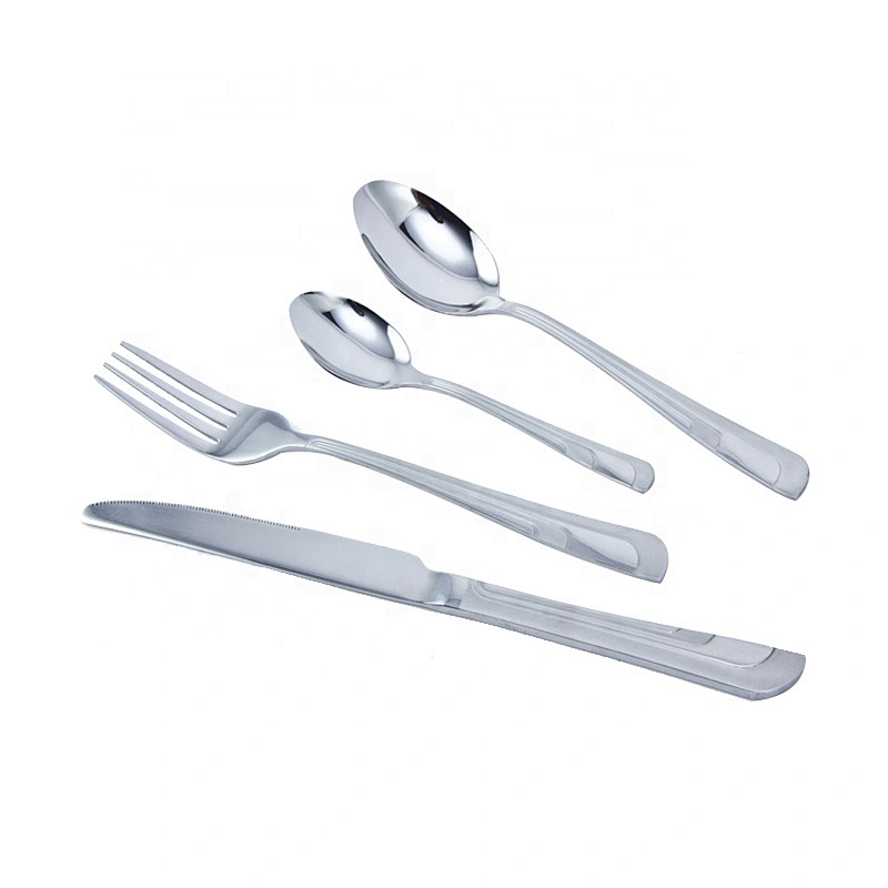 4pcs Set Amazon Hot Selling Flatware Set Stainless Steel For Weeding Party Gift