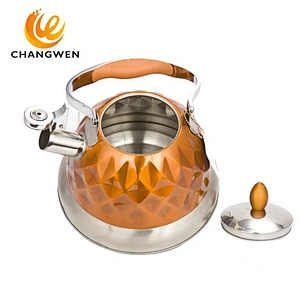 Water Kettle Whistling Stainless Steel Chaleira Whistling Tea Bottle Kettle For Gas Stove Bouilloire Kitchen Water Coffee Heat B