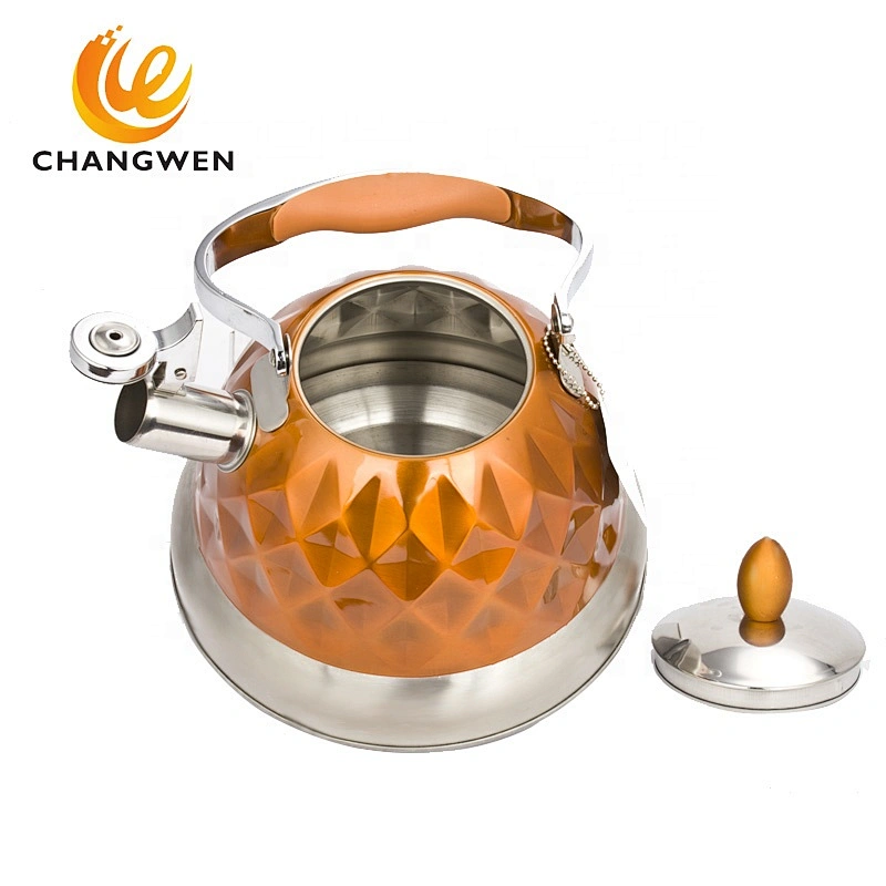 Water Kettle Whistling Stainless Steel Chaleira Whistling Tea Bottle Kettle For Gas Stove Bouilloire Kitchen Water Coffee Heat B
