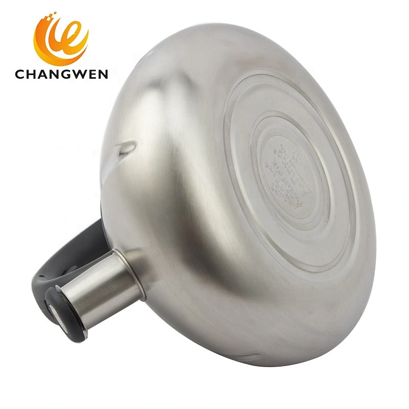 High Quality Stainless Steel Tea Kettle Single Bottom 201SS Suitable For Induction stainless steel cookware