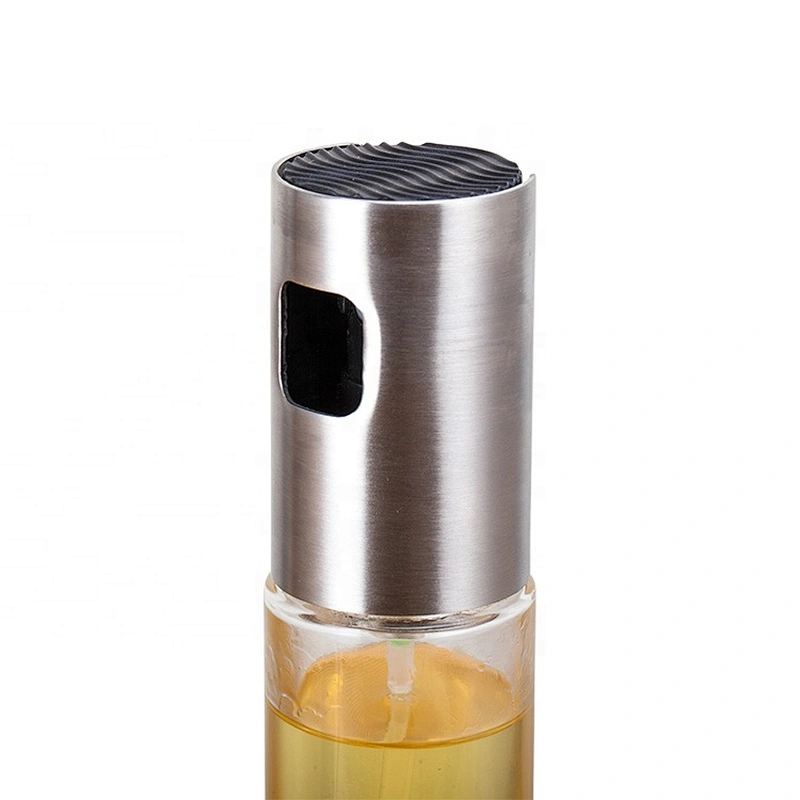 Leakproof 304 Stainless Steel Best Olive Oil Vinegar Sprayer Bottle 100ml for BBQ Soy Sauce