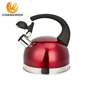 Tea Kettle Water Bottle 2019 Top Quality New Fashion Durable Hot Sale 2 Liter Stainless Steel Whistle Kettle With Handle