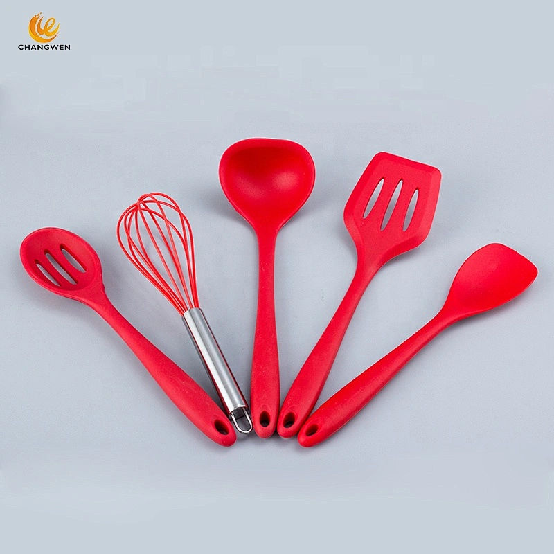 Heat Resistant Food Grade Gadget Reusable 10 pcs Silicone Kitchen Accessories Cooking Utensil Set