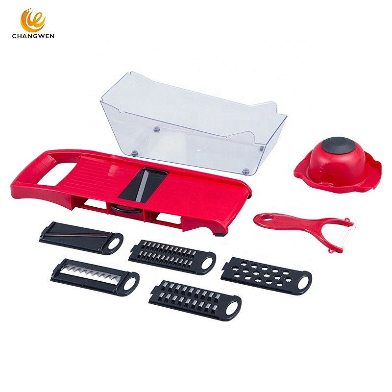 6 in 1 multifunction kitchen accessories tools vegetable and fruit chopper cutter grater slicer