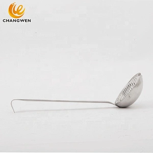 Stainless Steel 304 Kitchen Tool Soup Ladle Slotted Ladle Big Soup Spoon Slotted Spoon Cooking Tool Gadgets