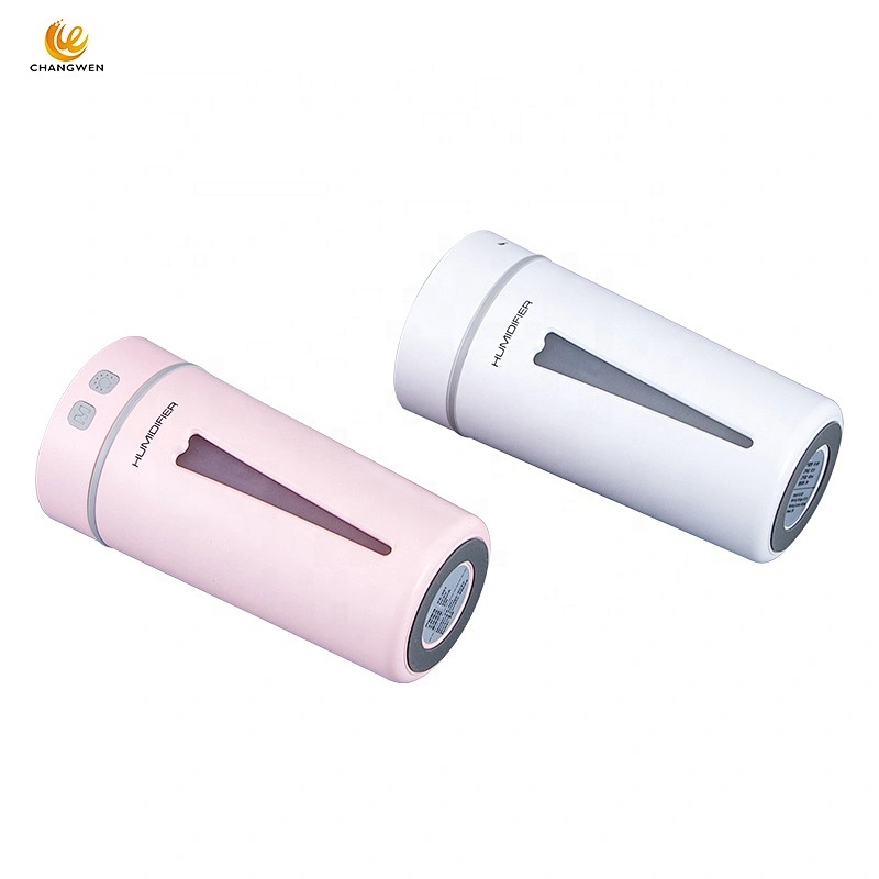 260ml USB mini Car Humidifier Office Home Ultrasonic Air Humidifier with LED Lights