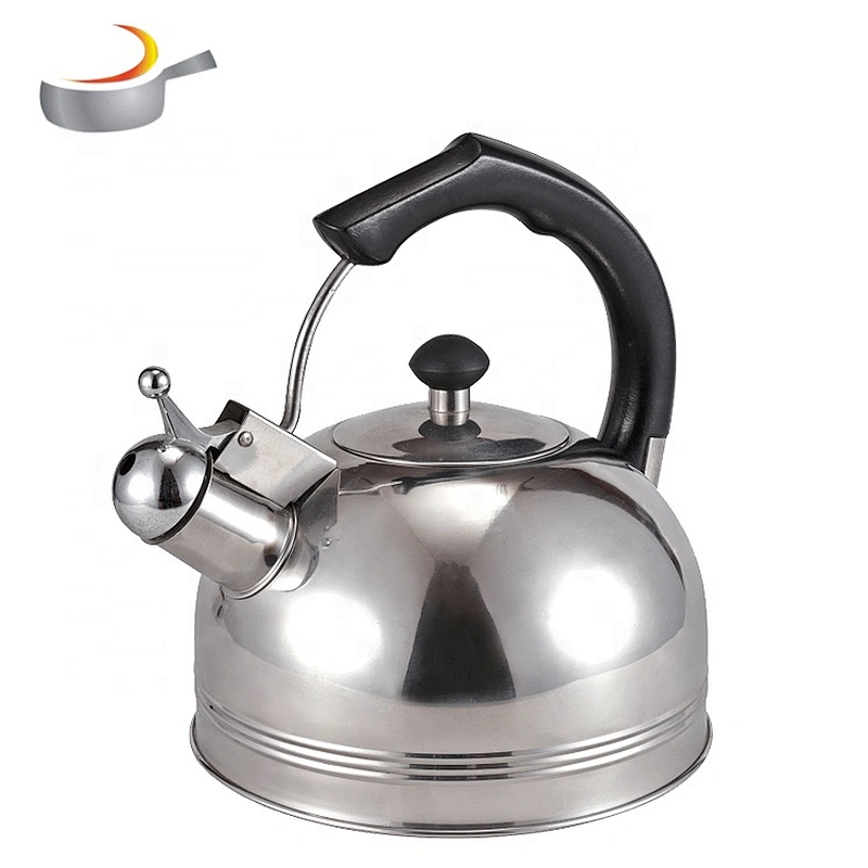 Black bakelite handle 3 quart 201 Stainless Steel Whistling tea Kettle