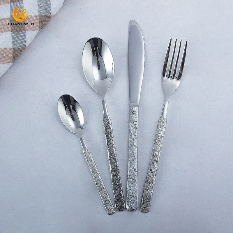 Professional wholesale manufacture flatware set 18/10 stainless steel reusable cutlery set