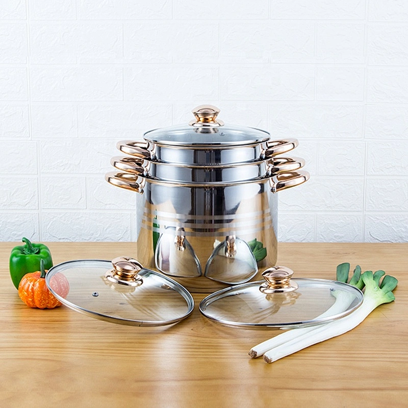 Big size Stainless Steel stockpot induction kitchen cooking pot stainless steal cookware pot