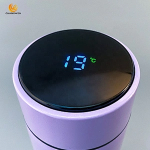 New Smart Water Bottle 304 stainless steel vacuum insulated travel tumbler/coffee mug with LED Temperature Display