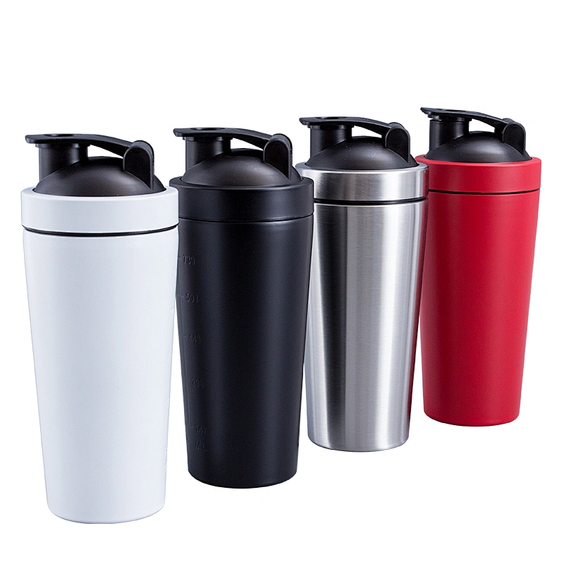 Wholesale Custom Logo single layer insulated stainless steel Sport Cup Protein Shaker Bottle
