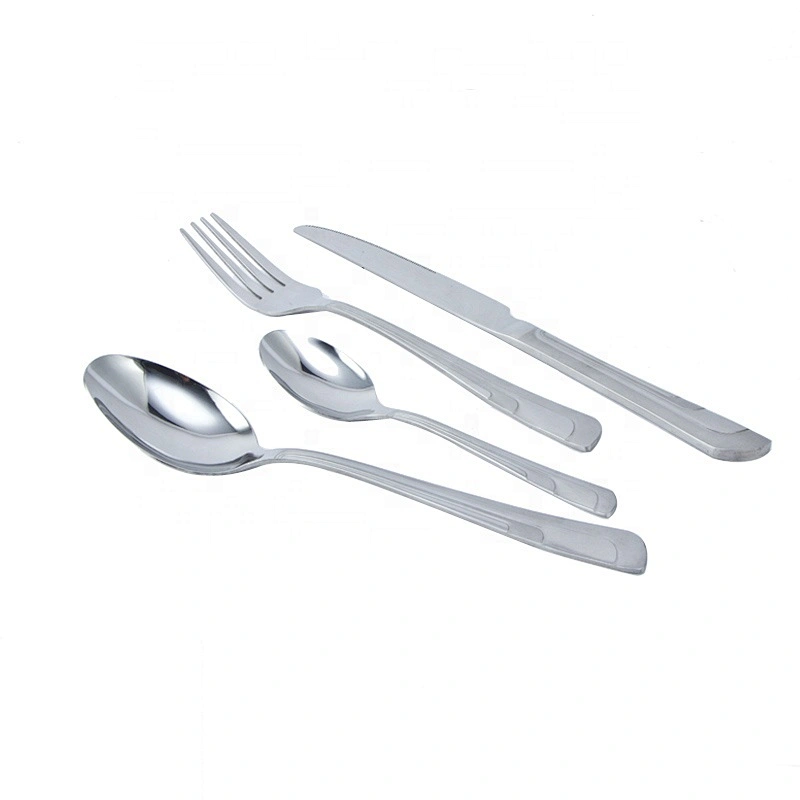 4pcs Set Amazon Hot Selling Flatware Set Stainless Steel For Weeding Party Gift