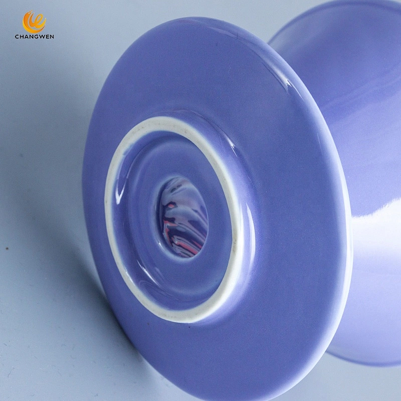 Wholesale color Ceramic  filter V shape pour over v60 coffee dripper with cup stand