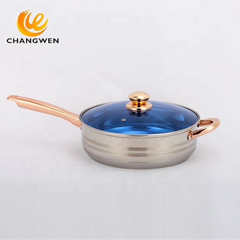 European style 12 pc stainless steel cookware set