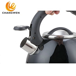 3.0L Induction Cooker Kettle Stainless Steel Outdoor Pot Whistling Kettle For Camping Gas Stove Kettle