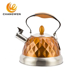 Water Kettle Whistling Stainless Steel Chaleira Whistling Tea Bottle Kettle For Gas Stove Bouilloire Kitchen Water Coffee Heat B