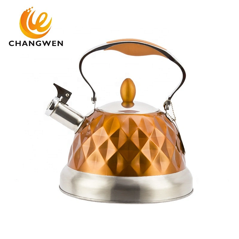Water Kettle Whistling Stainless Steel Chaleira Whistling Tea Bottle Kettle For Gas Stove Bouilloire Kitchen Water Coffee Heat B