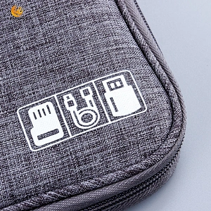 Portable Multi-function Waterproof Electronics Accessories Storage Case USB Cable Organizer Bag