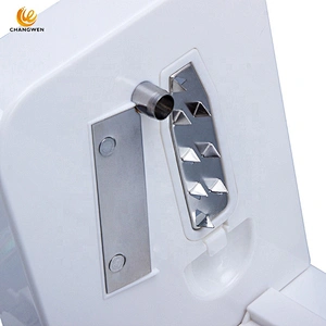 Kitchenware Plastic Vegetable Chopper Tools Manual spiral vegetable cutter and slicer With 5 Blades
