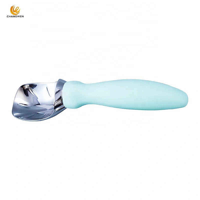 Kitchen Tools Heavy Duty Zinc Alloy Ice Cream Scoop With Comfortable Plastic Handle