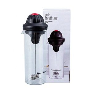 New cooking tools portable battery powered stainless steel electric milk Coffee frother