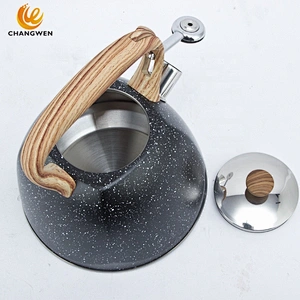 Induction bottom cooker kettle teapot stainless steel whistling tea kettle
