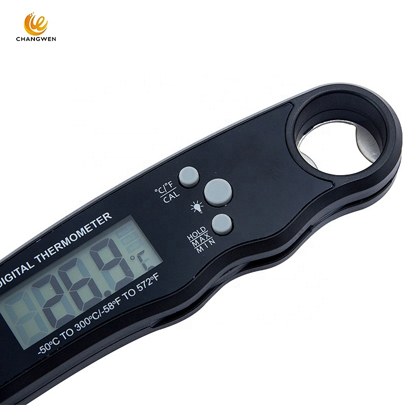 Digital Instant Read Waterproof Meat Thermometer BBQ Oven Candy Cooking Kitchen Thermometer with Foldable Probe