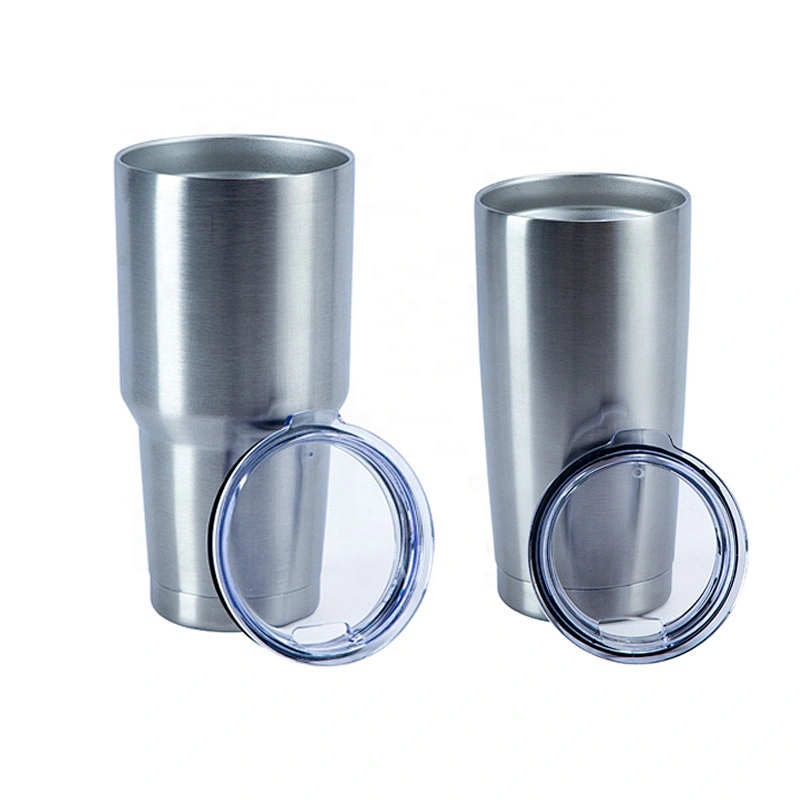 High Quality 20oz/30oz straight Stainless Steel Coffee sublimation tumblers with lid