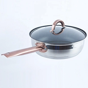 non stick stainless steel palm restaurant cookware fry pan set frying pan