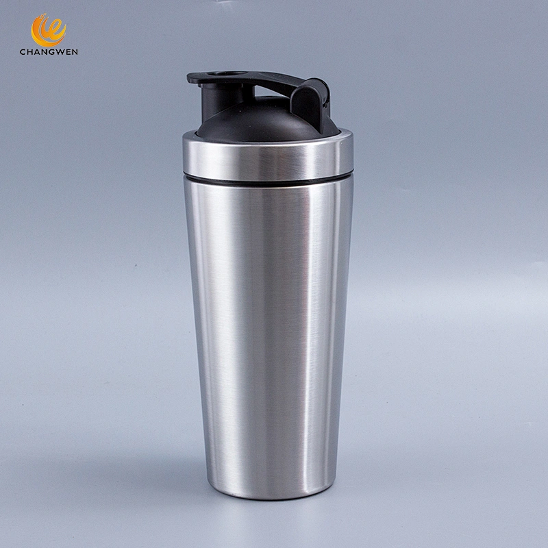 Wholesale Custom Logo single layer insulated stainless steel Sport Cup Protein Shaker Bottle
