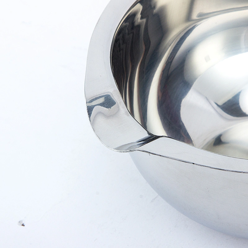 Food Grade mixing bowl Kitchenware Stainless Steel Chocolate Baking Melting Bowl