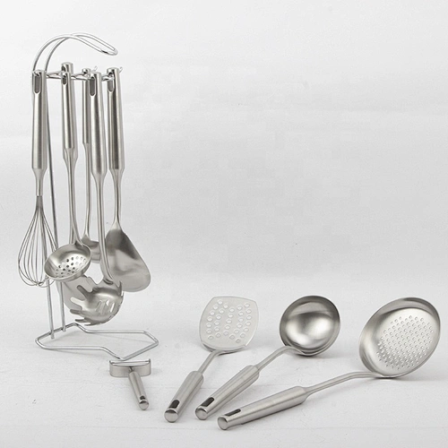 Stainless Steel Cooking Tools Set Colander Spatula Shovel Kitchenware Gadgets 13 pcs Home Kitchen Accessories Set