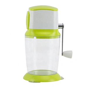 Summer need plastic manual snow ice crusher ice shaving machine for home use