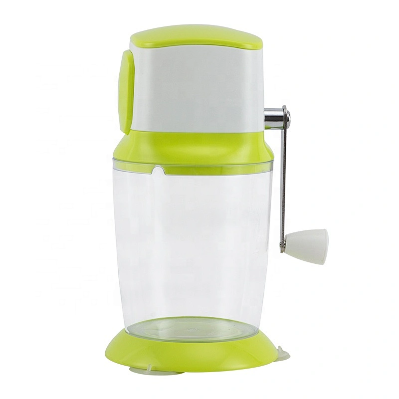 Summer need plastic manual snow ice crusher ice shaving machine for home use