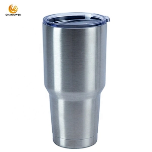 High Quality 20oz/30oz straight Stainless Steel Coffee sublimation tumblers with lid
