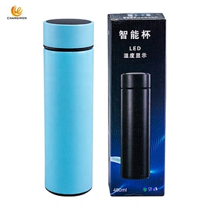 LED Temperature Display Double Wall Vacuum Flasks Thermal Bottle 304 Stainless Steel Smart Water Bottle