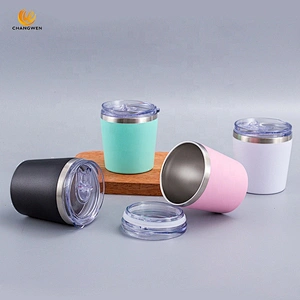 Hot Sale Eco-Friendly Metal Stainless Steel 304 Wine Cup Portable Travel Coffee Tumbler