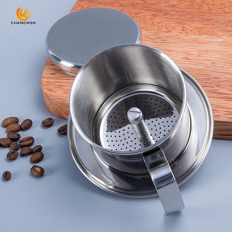 Hot Sale 304 Stainless Steel Vietnamese Coffee Maker Pot Coffee Drip Filter
