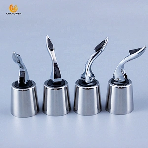 High Quality portable Beverage bottle plug Reusable stainless steel Sealed Storage wine bottle stopper