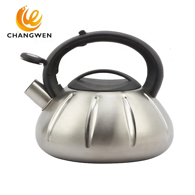High Quality Stainless Steel Tea Kettle Single Bottom 201SS Suitable For Induction stainless steel cookware