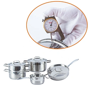 European cookware set 304 stainless steel casserole cooking pot sauce pan fry pans