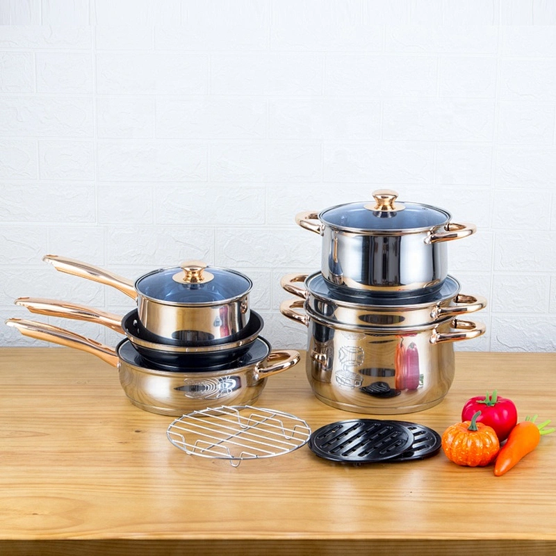 Ollas de cosina de acero inoxidable quirurgico para restaurante