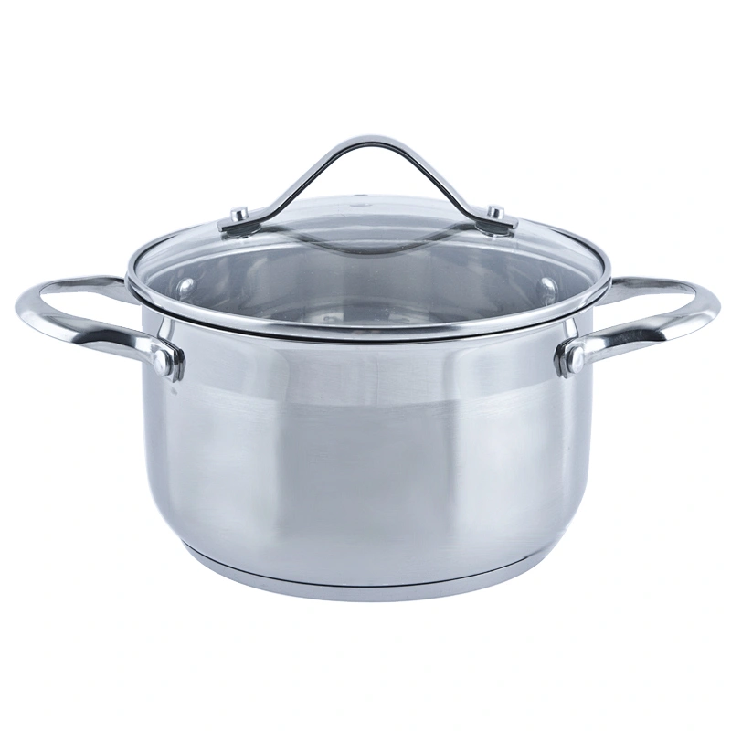 18cm with lid cooking stainless steel  cookware pot casserole set
