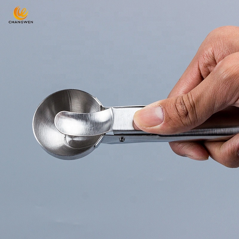 Wholesale high quality stainless steel ice cream scoop cookie scoop with comfortable handle
