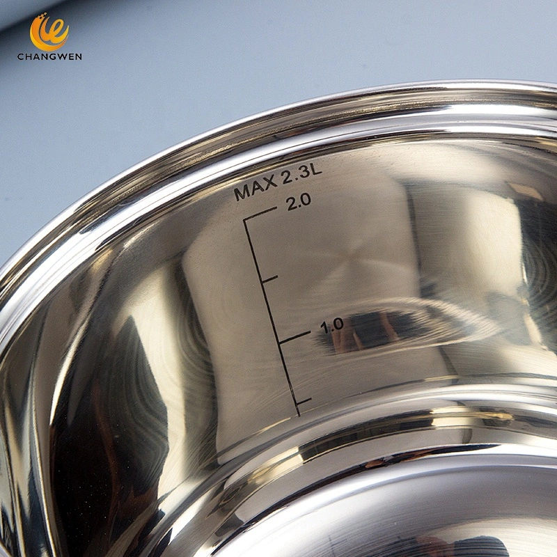 High quality kitchen ware cooking pot stainless steel casserole set with Bakelite handle